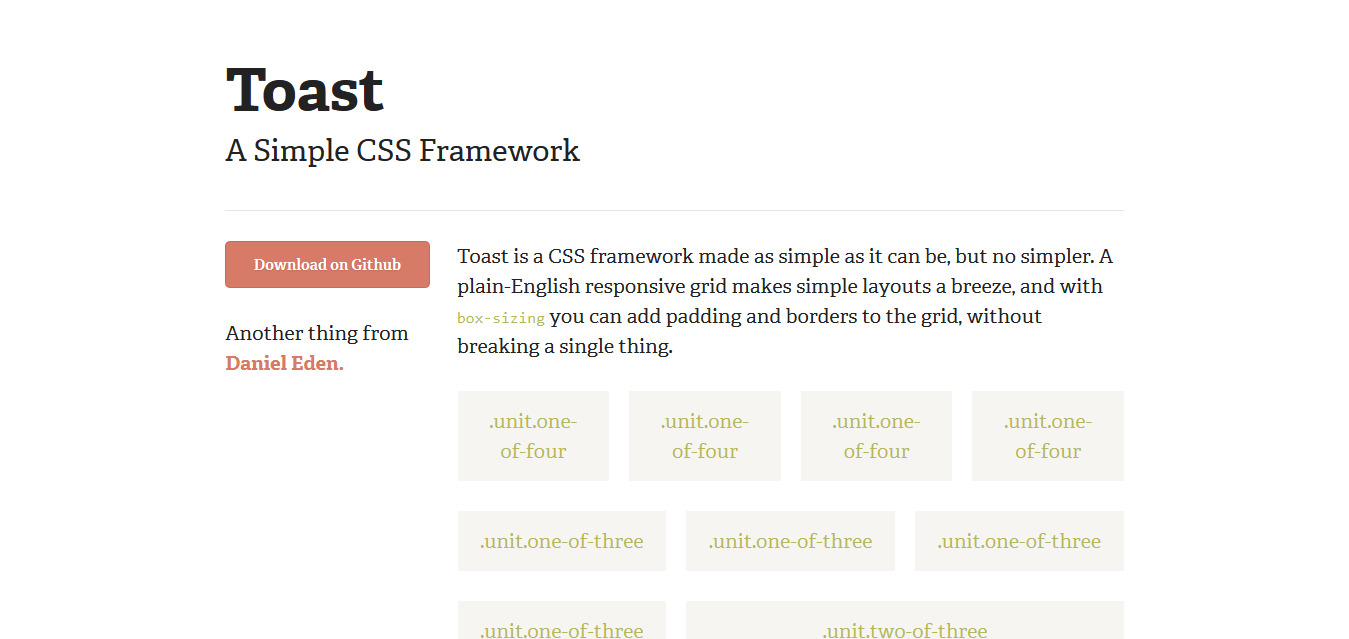 Framework Toast