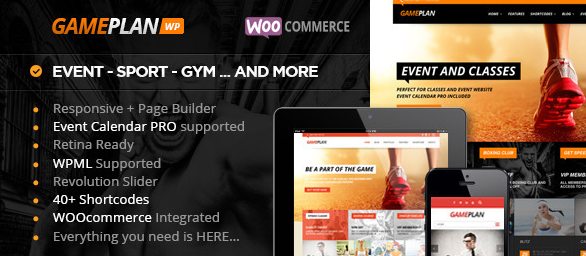 Gameplan Tema WordPress
