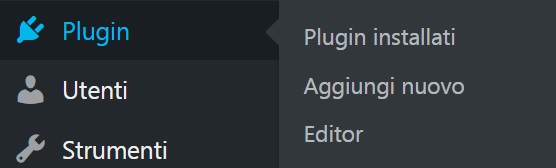 plugin wordpress pannello di controllo